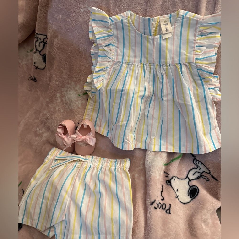 Tucker + Tate Pastel Striped Baby Dress